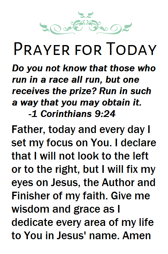 Prayer on Cor verse 4-11-16